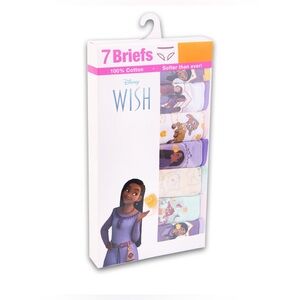 47. Girls Wish 7 Pack Character Underwear
